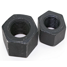 High Strength 4140 ASTM A194 Gr 2H 2HM 7 Black Plain Color Heavy Hex Nut